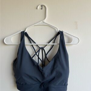 Athleta Solace sports Bra - grey - XL